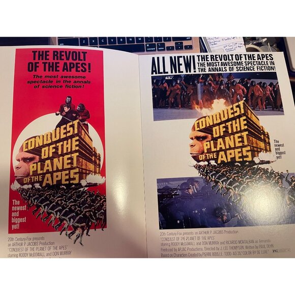 The Planet of the Apes Saga Poster 40 Piece Collection 12" x 16” Posters - Picture 9 of 13